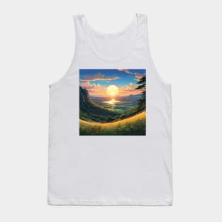 Dreamy round landscape Tank Top